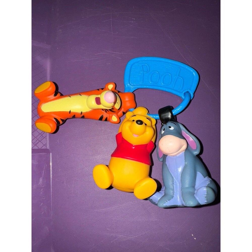 Disney Winnie The Pooh Baby Toy Teething Ring Pooh Bear Tigger Eeyore B20